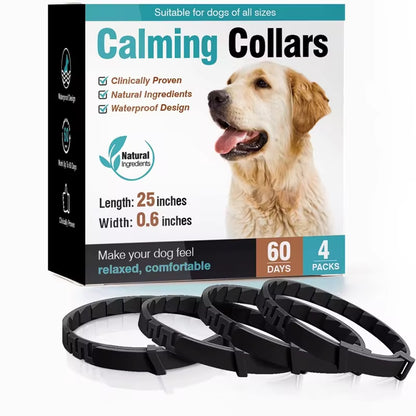 3/4 Pc Dogs Calming Pheromone Collars Cats Relieve Anxiety Adjustable Comfortable Collar for Puppy Kitten Large Pets Accessories